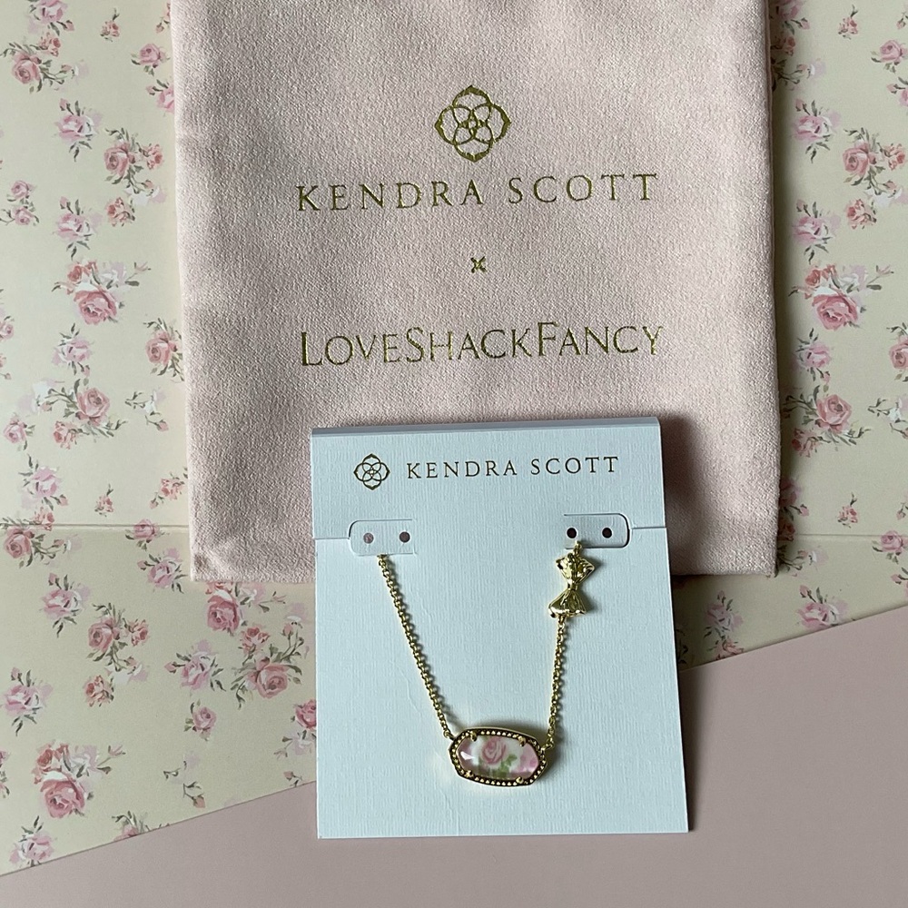 🎀✨KENDRA SCOTT x LOVESHACKFANCY Elisa Double-Sided Necklace